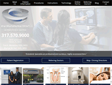 Tablet Screenshot of endospecialistsfishers.com
